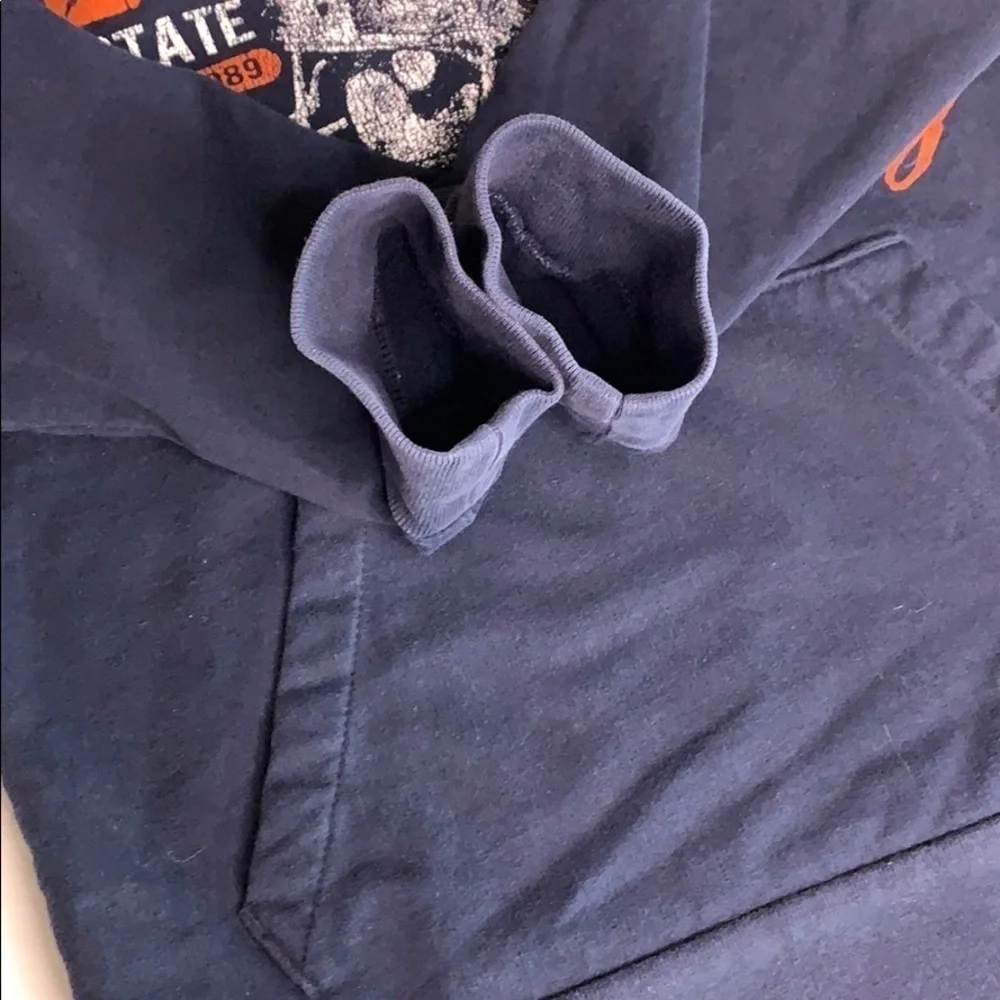 Children’s Place Grafton State U Hooded Sweatshirt medium boys navy